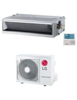 Climatizzatore Condizionatore LG Canalizzabile Alta Prevalenza Compact Inverter R32 18000 BTU CM18F Classe A++/A+