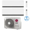 Climatizzatore Condizionatore LG Dualcool Deluxe R32 Wifi Dual Split Dual Inverter 9000 + 9000 BTU Con U.E. MU3R19 NOVITÁ Classe A+++/A++ -Climaway Home Store climatizzatore condizionatore lg dualcool deluxe r32 wifi dual split dual inverter 9000 9000 btu con ue mu3r19 novita classe aa