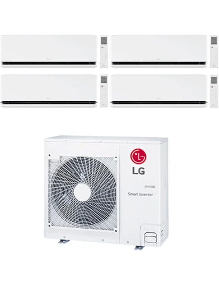Climatizzatore Condizionatore LG Dualcool Deluxe R32 Wifi Quadri Split Dual Inverter 9000 + 9000 + 9000 + 9000 BTU Con U.E. MU4R25 NOVITÁ Classe A++/A+ 4 Climatizzatore Condizionatore LG Dualcool Deluxe R32 Wifi Quadri Split Dual Inverter 9000 + 9000 + 9000 + 9000 BTU Con U.E. MU4R25 NOVITÁ Classe A++/A+ - immagine 2