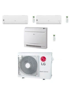 Climatizzatore Condizionatore LG Libero Smart Più Console R32 Wifi Trial Split Dual Inverter 9000 + 9000 + 12000 BTU Con U.E. MU4R27 NOVITÁ Classe A++/A+