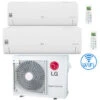Climatizzatore Condizionatore LG Libero Smart R32 Wifi Dual Split Dual Inverter 9000 + 18000 BTU Con U.E. MU4R27 NOVITÁ Classe A++/A+ -Climaway Home Store climatizzatore condizionatore lg libero smart r32 wifi dual split dual inverter 9000 18000 btu con ue mu4r27 novita classe aa