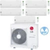 Climatizzatore Condizionatore LG Libero Smart R32 Wifi Penta Split Dual Inverter 7000 + 7000 + 7000 + 7000 + 18000 BTU Con U.E. MU5R30 NOVITÁ Classe A++/A+ -Climaway Home Store climatizzatore condizionatore lg libero smart r32 wifi penta split dual inverter 7000 7000 7000 7000 18000 btu con ue