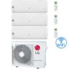 Climatizzatore Condizionatore LG Winner R32 Wifi Trial Split Dual Inverter 12000 + 12000 + 12000 BTU Con U.E. MU4R25 NOVITÁ Classe A++/A+