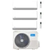 Climatizzatore Condizionatore Midea Breezeless-E Wifi R32 Trial Split 9000 + 9000 + 9000 BTU Con U.E. M3OA-27HFN8-Q INVERTER Classe A++/A+