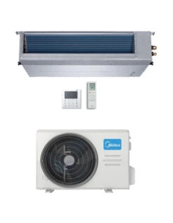 Climatizzatore Condizionatore Midea Canalizzato R32 12000 BTU MTIU-12HWFNX(GA) INVERTER Classe A++/A+