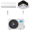 Climatizzatore Condizionatore Midea Cassetta 4 Vie Compatta + Xtreme R32 Dual Split Inverter 12000 + 12000 BTU Con U.E. M3OA-27HFN8-Q Classe A++/A+ -Climaway Home Store climatizzatore condizionatore midea cassetta 4 vie compatta xtreme r32 dual split inverter 12000 12000 btu con ue m3oa 27hfn8 q classe aa