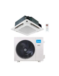 Climatizzatore Condizionatore Midea Cassetta 4 Vie Slim R32 42000 BTU MCD1-42HRFNX(GA) (MCD1-42HRFNX(GA)) INVERTER Classe A++/A+