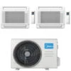 Climatizzatore Condizionatore Midea Console Dual 12000 + 18000 BTU Con U.E. M4O-36FN8-Q INVERTER Classe A++/A+ R32 -Climaway Home Store climatizzatore condizionatore midea console dual 12000 18000 btu con ue m4o 36fn8 q inverter classe aa r32