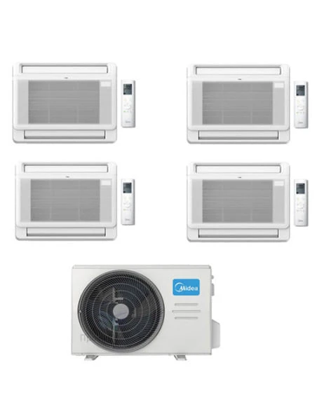 Climatizzatore Condizionatore Midea Console Quadri 9000 + 9000 + 9000 + 18000 BTU Con U.E. M4O-36HFN8-Q INVERTER Classe A++/A+ R32 3 Climatizzatore Condizionatore Midea Console Quadri 9000 + 9000 + 9000 + 18000 BTU Con U.E. M4O-36HFN8-Q INVERTER Classe A++/A+ R32