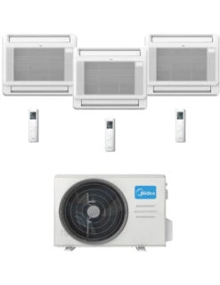 Climatizzatore Condizionatore Midea Console Trial 12000 + 12000 + 18000 BTU Con U.E. M4O-36FN8-Q INVERTER Classe A++/A+ R32