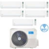 Climatizzatore Condizionatore Midea Evolution WiFi R32 Penta Split 9000 + 9000 + 9000 + 12000 + 12000 BTU Con U.E. M5OE-42HFN8-Q INVERTER Classe A++/A+ -Climaway Home Store climatizzatore condizionatore midea evolution r32 penta split 9000 9000 9000 12000 12000 btu con ue m5oe 42hfn8 q inverter classe aa
