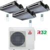 Climatizzatore Condizionatore Mitsubishi Canalizzabile R32 SEZ-M DA Trial Split Inverter 9000 + 12000 + 12000 BTU Con U.E. MXZ-3F68VF Classe A++/A+ -Climaway Home Store climatizzatore condizionatore mitsubishi canalizzabile r32 sez m da trial split inverter 9000 12000 12000 btu con ue mxz 3f68vf classe aa