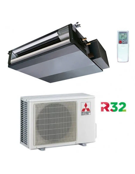 Climatizzatore Condizionatore Mitsubishi Canalizzabile SEZ-M35DA R32 12000 BTU INVERTER Classe A+/A+ 3 Climatizzatore Condizionatore Mitsubishi Canalizzabile SEZ-M35DA R32 12000 BTU INVERTER Classe A+/A+