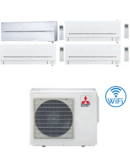 Climatizzatore Condizionatore Mitsubishi Kirigamine Style + MSZ-AP20VGK Wifi R32 Quadri Split Inverter 7000 + 7000 + 7000 + 12000 BTU Con U.E. MXZ-4F72VF NOVITÁ Classe A++/A+ 3 Climatizzatore Condizionatore Mitsubishi Kirigamine Style + MSZ-AP20VGK Wifi R32 Quadri Split Inverter 7000 + 7000 + 7000 + 12000 BTU Con U.E. MXZ-4F72VF NOVITÁ Classe A++/A+