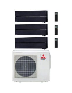 Climatizzatore Condizionatore Mitsubishi Kirigamine Style Wifi R32 Nero Trial Split Inverter 9000 + 9000 + 9000 BTU Con U.E. MXZ-3F54VF NOVITÁ Classe A+++/A++ -Climaway Home Store climatizzatore condizionatore mitsubishi kirigamine style wifi r32 nero trial split inverter 9000 9000 9000 btu con ue mxz 1