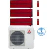 Climatizzatore Condizionatore Mitsubishi Kirigamine Style Wifi R32 Rosso Trial Split Inverter 9000 + 9000 + 12000 BTU Con U.E. MXZ-3F54VF NOVITÁ Classe A+++/A++ -Climaway Home Store climatizzatore condizionatore mitsubishi kirigamine style wifi r32 rosso trial split inverter 9000 9000 12000 btu con ue m