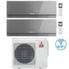 Climatizzatore Condizionatore Mitsubishi Kirigamine Zen Wifi Argento Dual Split Inverter 12000 + 18000 BTU Con U.E. MXZ-3F68VF Classe A+++ /A+ NOVITÁ 1 Climatizzatore Condizionatore Mitsubishi Kirigamine Zen Wifi Argento Dual Split Inverter 12000 + 18000 BTU Con U.E. MXZ-3F68VF Classe A+++ /A+ NOVITÁ -Climaway Home Store climatizzatore condizionatore mitsubishi kirigamine zen wifi argento dual split inverter 12000 18000 btu con ue mxz 3f68vf c