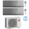 Climatizzatore Condizionatore Mitsubishi Kirigamine Zen Wifi Argento Dual Split Inverter 9000 + 15000 BTU Con U.E. MXZ-2F53VF Classe A+++/A++ NOVITÁ -Climaway Home Store climatizzatore condizionatore mitsubishi kirigamine zen wifi argento dual split inverter 9000 15000 btu con ue mxz 2f53vf cl