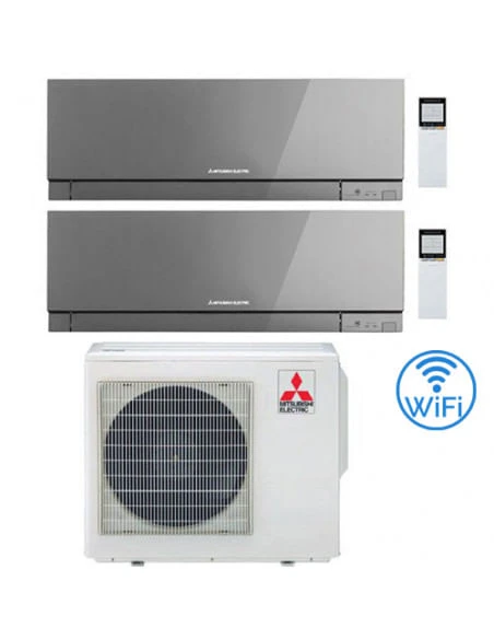 Climatizzatore Condizionatore Mitsubishi Kirigamine Zen Wifi Argento Dual Split Inverter 9000 + 18000 BTU Con U.E. MXZ-3F68VF Classe A++ /A+ NOVITÁ 3 Climatizzatore Condizionatore Mitsubishi Kirigamine Zen Wifi Argento Dual Split Inverter 9000 + 18000 BTU Con U.E. MXZ-3F68VF Classe A++ /A+ NOVITÁ