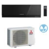 Climatizzatore Condizionatore Mitsubishi Kirigamine Zen Wifi Nero MSZ-EF42VGKB 15000 BTU INVERTER Classe A++ /A++ NOVITÁ