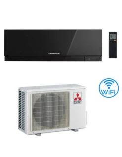 Climatizzatore Condizionatore Mitsubishi Kirigamine Zen Wifi Nero MSZ-EF42VGKB 15000 BTU INVERTER Classe A++ /A++ NOVITÁ