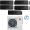 Climatizzatore Condizionatore Mitsubishi Kirigamine Zen Wifi Nero Penta Split Inverter 9000 + 9000 + 9000 + 9000 + 9000 BTU Con U.E. MXZ-5F102VF Classe A++ /A++ NOVITÁ -Climaway Home Store climatizzatore condizionatore mitsubishi kirigamine zen wifi nero penta split inverter 9000 9000 9000 9000 9000 btu con ue mxz 5f102vf classe a a novita