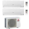 Climatizzatore Condizionatore Mitsubishi Linea Smart R32 MSZ-HR Dual Split Inverter 9000 + 12000 BTU Con U.E. MXZ-3HA50VF Classe A++/A+ -Climaway Home Store climatizzatore condizionatore mitsubishi linea smart r32 msz hr dual split inverter 9000 12000 btu con ue mxz 3ha50vf classe aa