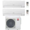 Climatizzatore Condizionatore Mitsubishi Linea Smart R32 MSZ-HR Dual Split Inverter 9000 + 15000 BTU Con U.E. MXZ-3HA50VF Classe A++/A+ -Climaway Home Store climatizzatore condizionatore mitsubishi linea smart r32 msz hr dual split inverter 9000 15000 btu con ue mxz 3ha50vf classe