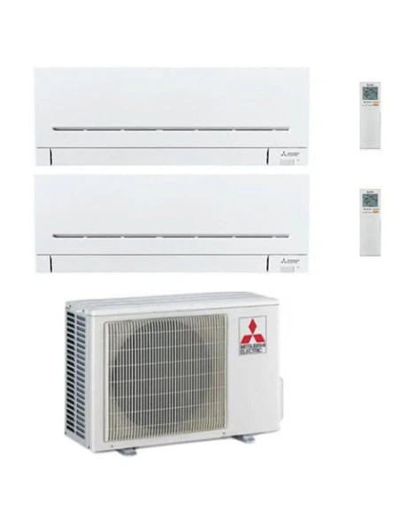 Climatizzatore Condizionatore Mitsubishi MSZ-AP Wifi R32 Dual Split Inverter 7000 + 7000 BTU Con U.E. MXZ-2F33VF Classe A++/A+ 4 Climatizzatore Condizionatore Mitsubishi MSZ-AP Wifi R32 Dual Split Inverter 7000 + 7000 BTU Con U.E. MXZ-2F33VF Classe A++/A+ - immagine 2