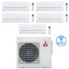 Climatizzatore Condizionatore Mitsubishi MSZ-AP Wifi R32 Penta Split Inverter 9000 + 9000 + 9000 + 12000 + 12000 BTU Con U.E. MXZ-5F102VF Classe A++/A++ -Climaway Home Store climatizzatore condizionatore mitsubishi msz ap wifi r32 penta split inverter 9000 9000 9000 12000 12000 btu con ue mxz 5f102vf classe aa 5