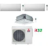 Climatizzatore Condizionatore Mitsubishi MSZ-BT Più Cassetta R32 Trial Split Inverter 9000 + 9000 + 12000 BTU Con U.E. MXZ-4F72VF Classe A++/A+ -Climaway Home Store climatizzatore condizionatore mitsubishi msz bt piu cassetta r32 trial split inverter 9000 9000 12000 btu con ue mxz 4f72vf classe aa