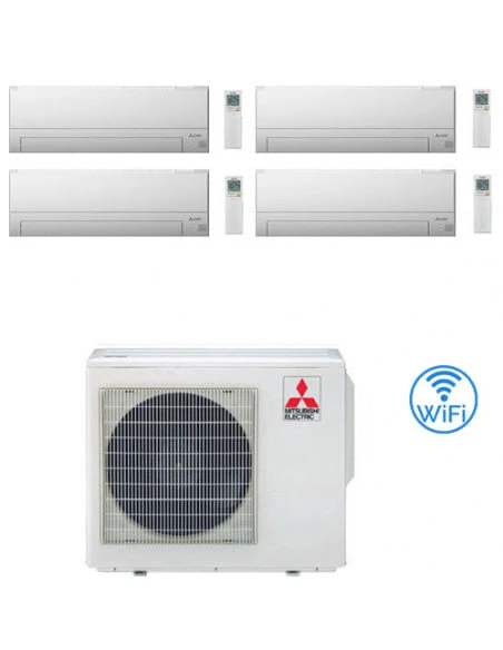 Climatizzatore Condizionatore Mitsubishi MSZ-BT Wifi R32 Quadri Split Inverter 9000 + 9000 + 9000 + 12000 BTU Con U.E. MXZ-4F72VF NOVITÁ Classe A++/A+ 3 Climatizzatore Condizionatore Mitsubishi MSZ-BT Wifi R32 Quadri Split Inverter 9000 + 9000 + 9000 + 12000 BTU Con U.E. MXZ-4F72VF NOVITÁ Classe A++/A+