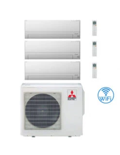 Climatizzatore Condizionatore Mitsubishi MSZ-BT Wifi R32 Trial Split Inverter 7000 + 7000 + 12000 BTU Con U.E. MXZ-3F54VF NOVITÁ Classe A+++/A++