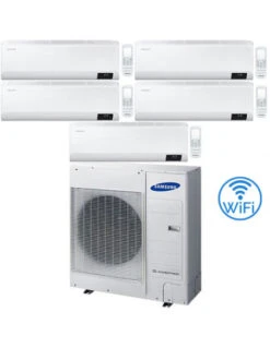 Climatizzatore Condizionatore Samsung CEBU R32 Wifi Penta Split Inverter 9000 + 9000 + 9000 + 9000 + 24000 BTU Con U.E. AJ100TXJ5KG/EU NOVITÁ Classe A++/A+