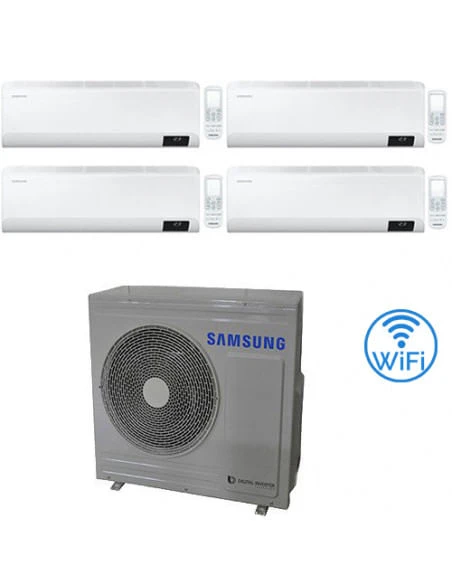 Climatizzatore Condizionatore Samsung CEBU R32 Wifi Quadri Split Inverter 7000 + 7000 + 7000 + 9000 BTU Con U.E. AJ080TXJ4KG/EU NOVITÁ Classe A++/A+ 3 Climatizzatore Condizionatore Samsung CEBU R32 Wifi Quadri Split Inverter 7000 + 7000 + 7000 + 9000 BTU Con U.E. AJ080TXJ4KG/EU NOVITÁ Classe A++/A+