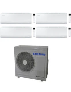 Climatizzatore Condizionatore Samsung CEBU S2 R32 Wifi Quadri Split Inverter 7000 + 7000 + 12000 + 12000 BTU Con U.E. AJ080TXJ4KG/EU NOVITÁ 2025 Classe A++/A+ -Climaway Home Store climatizzatore condizionatore samsung cebu s2 r32 wifi quadri split inverter 7000 7000 12000 12000 btu con ue aj080txj4kgeu novita 2025 classe aa 1