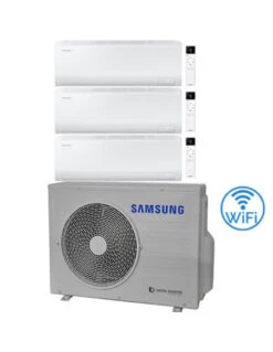 Climatizzatore Condizionatore Samsung CEBU S2 R32 Wifi Trial Split Inverter 12000 + 12000 + 12000 BTU Con U.E. AJ068TXJ3KG/EU NOVITÁ 2025 Classe A++/A+