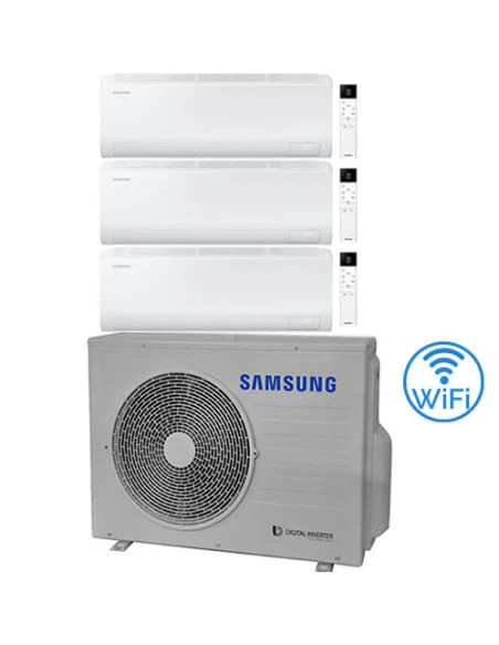 Climatizzatore Condizionatore Samsung CEBU S2 R32 Wifi Trial Split Inverter 7000 + 9000 + 12000 BTU Con U.E. AJ068TXJ3KG/EU NOVITÁ 2025 Classe A++/A+ 3 Climatizzatore Condizionatore Samsung CEBU S2 R32 Wifi Trial Split Inverter 7000 + 9000 + 12000 BTU Con U.E. AJ068TXJ3KG/EU NOVITÁ 2025 Classe A++/A+