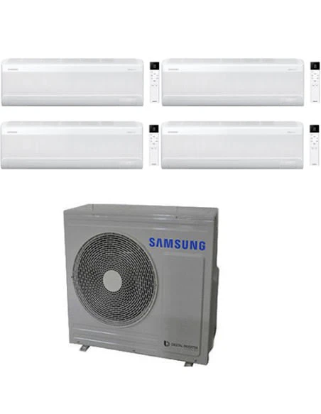 Climatizzatore Condizionatore Samsung Windfree Avant S2 R32 Wifi Quadri Split Inverter 7000 + 7000 + 9000 + 9000 BTU Con U.E. AJ080TXJ4KG/EU NOVITÁ Classe A++/A+ NOVITA' 2025 4 Climatizzatore Condizionatore Samsung Windfree Avant S2 R32 Wifi Quadri Split Inverter 7000 + 7000 + 9000 + 9000 BTU Con U.E. AJ080TXJ4KG/EU NOVITÁ Classe A++/A+ NOVITA' 2025 - immagine 2