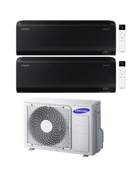 Climatizzatore Condizionatore Samsung Windfree BLACK R32 Wifi Dual Split Inverter 7000 + 9000 BTU Con U.E. AJ050TXJ2KG/EU NOVITÁ 2025 Classe A+++/A++ 4 Climatizzatore Condizionatore Samsung Windfree BLACK R32 Wifi Dual Split Inverter 7000 + 9000 BTU Con U.E. AJ050TXJ2KG/EU NOVITÁ 2025 Classe A+++/A++ - immagine 2