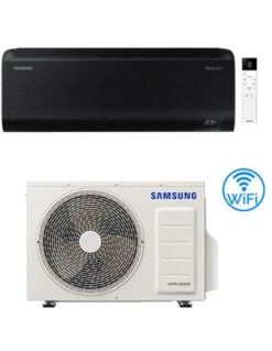 Climatizzatore Condizionatore Samsung WINDFREE BLACK Wifi 9000 BTU AR70F09C1ABNEU INVERTER Classe A+++/A++ NOVITÁ 2025
