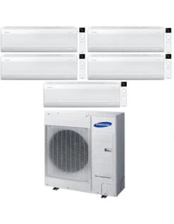 Climatizzatore Condizionatore Samsung WINDFREE ELITE S2 R32 Wifi Penta Split Inverter 7000 + 9000 + 12000 + 12000 + 12000 BTU Con U.E. AJ100TXJ5KG/EU Classe A++/A+ NOVITA' 2025 -Climaway Home Store climatizzatore condizionatore samsung windfree elite s2 r32 wifi penta split inverter 7000 9000 12000 12000 12000 btu con ue aj100txj5kgeu classe aa novita 2025 1