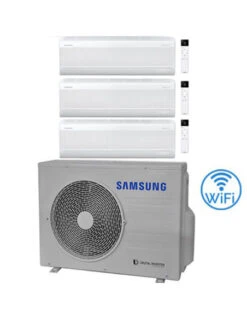 Climatizzatore Condizionatore Samsung Windfree Elite S2 R32 Wifi Trial Split Inverter 7000 + 9000 + 12000 BTU Con U.E. AJ068TXJ3KG/EU NOVITÁ 2025 Classe A+++/A++