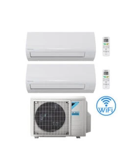 Climatizzatore GARANZIA ITALIA Daikin SENSIRA Wifi Dual Split 7000 + 12000 BTU Con U.E. 2MXF50A Classe A++/A+