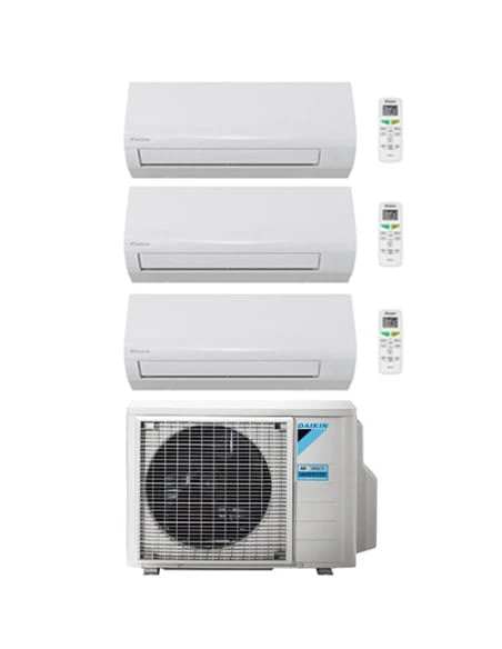 Climatizzatore GARANZIA ITALIA Daikin SENSIRA Wifi Opzionale Trial Split 7000 + 9000 + 9000 BTU Con U.E. 3MXF52A Classe A++/A+ 3 Climatizzatore GARANZIA ITALIA Daikin SENSIRA Wifi Opzionale Trial Split 7000 + 9000 + 9000 BTU Con U.E. 3MXF52A Classe A++/A+