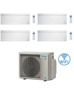 Climatizzatore GARANZIA ITALIA Daikin Stylish Bianco WiFi Quadri Split Inverter 9000 + 9000 + 9000 + 9000 BTU Con U.E. 4MXM68A9 Classe A+++/A++ NOVITA' 2024