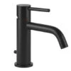 Gessi VIA TORTONA Miscelatore Lavabo Con Scarico E Flessibili Di Collegamento, Finitura Finitura Black 18601/299 -Climaway Home Store gessi via tortona miscelatore lavabo con scarico e flessibili di collegamento finitura finitura black 18601299