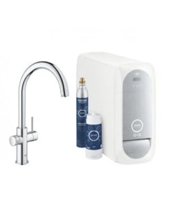 Grohe Blue Home Miscelatore Monocomando Per Lavello Con Sistema Filtrante Dell'acqua Con Refrigeratore Bocca A C 31455001