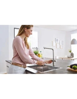 Grohe Blue Home Miscelatore Monocomando Per Lavello Con Sistema Filtrante Dell'acqua Con Refrigeratore Bocca A L 31454001 -Climaway Home Store grohe blue home miscelatore monocomando per lavello con sistema filtrante dell acqua con refrigeratore bocca a l 31454001 8