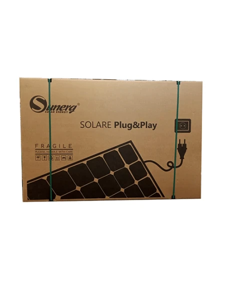 Kit Fotovoltaico Standard Plug&Play Sunerg Da 340W Composto Da Microinverter E Struttura Di Montaggio A Parete 5 Kit Fotovoltaico Standard Plug&Play Sunerg Da 340W Composto Da Microinverter E Struttura Di Montaggio A Parete - immagine 3